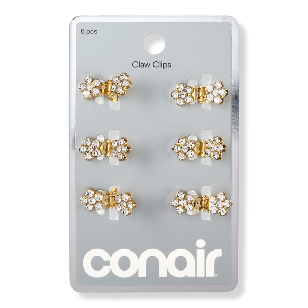 Conair Accessories Mini Crystal Claw Clip Set #1