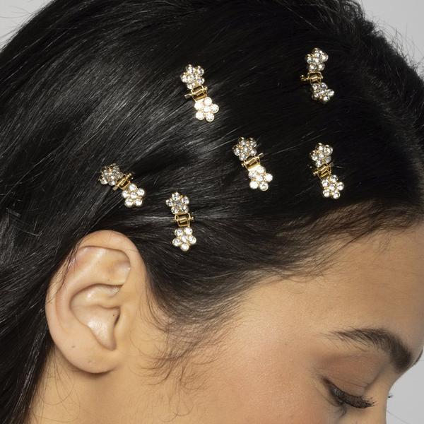 Conair Accessories Mini Crystal Claw Clip Set #5