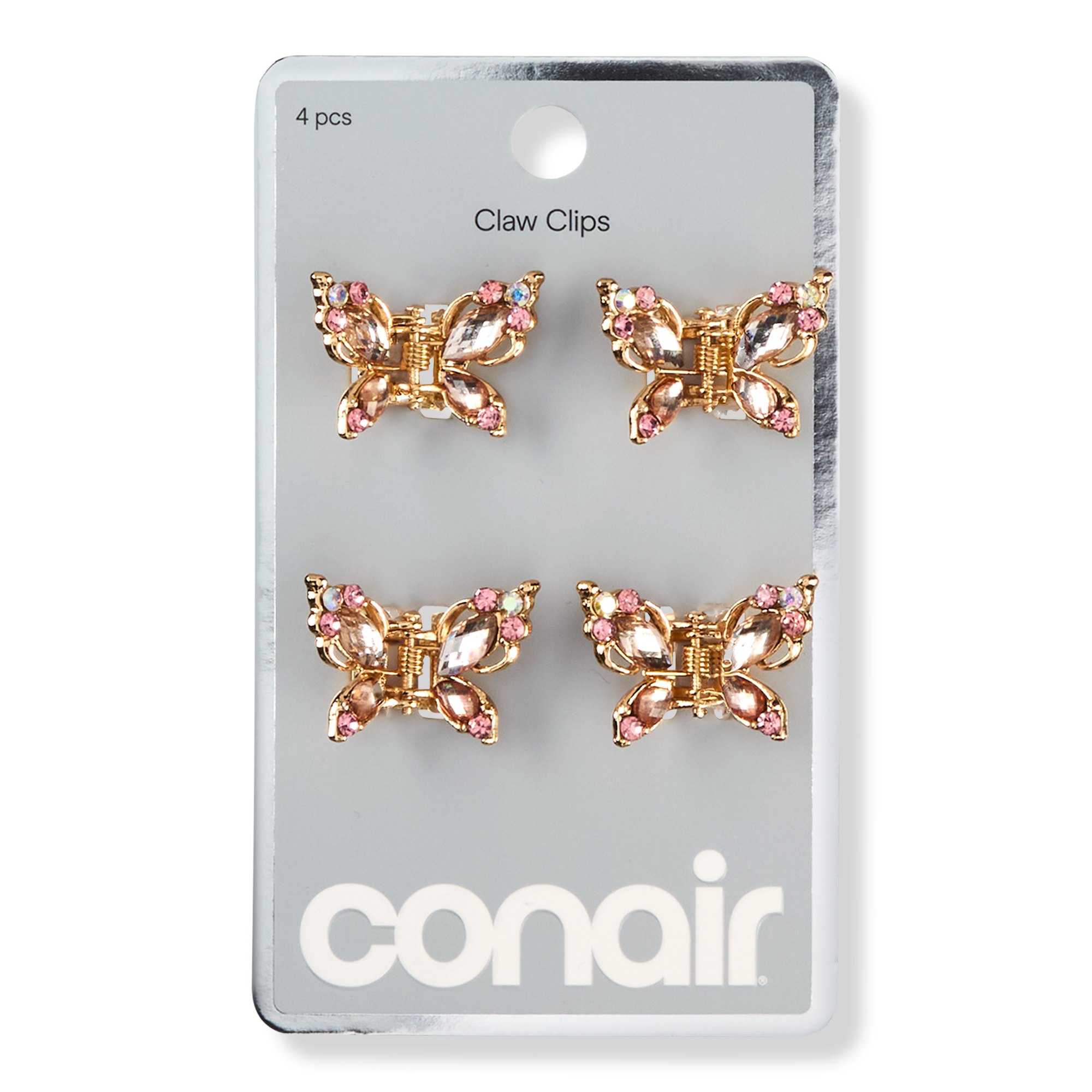 Conair Accessories Mini Butterfly Claw Clip Set #1