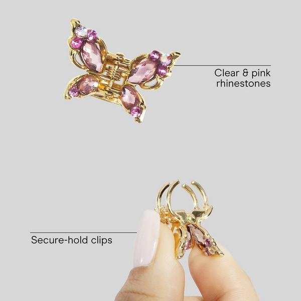 Conair Accessories Mini Butterfly Claw Clip Set #3
