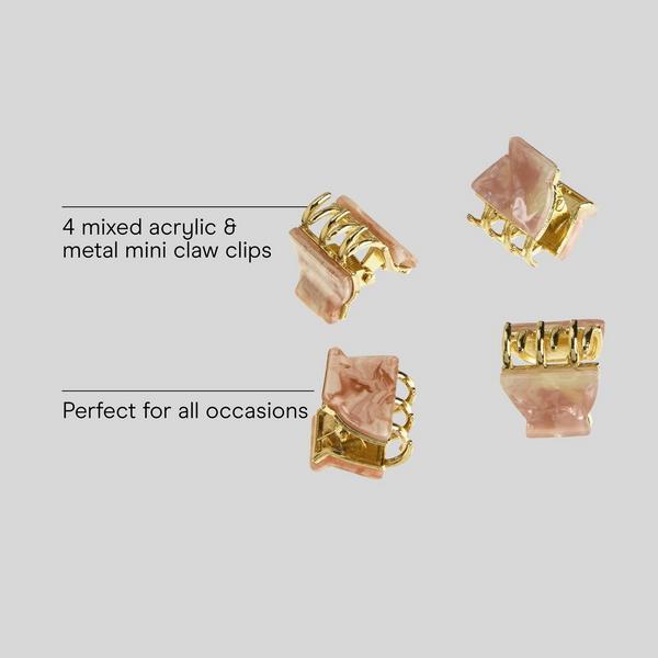 Conair Accessories Metal and Acrylic Claw Clips #3