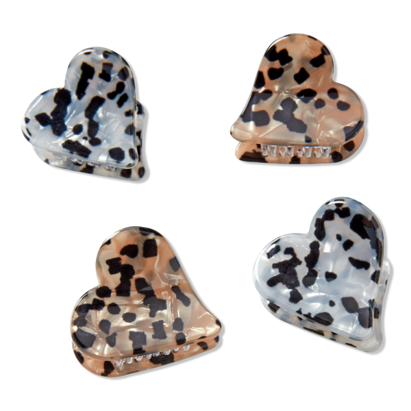 Conair Accessories Mini Heart Claw Clips #2