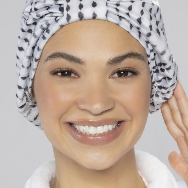 Conair Accessories White & Black Polka-Dot Shower Cap #4