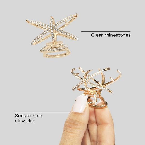 Conair Accessories Crystal Ring Claw Clip #3