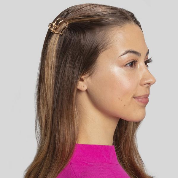 Conair Accessories Metal Flower and Heart Claw Clips #4