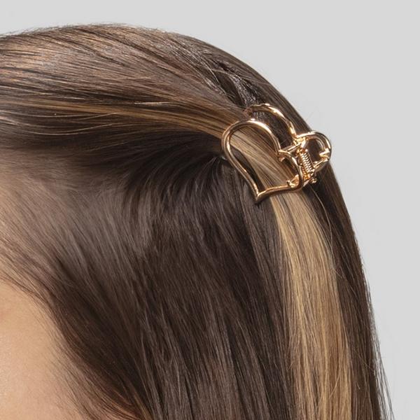 Conair Accessories Metal Flower and Heart Claw Clips #5