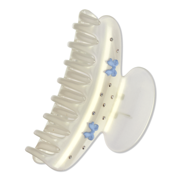Conair Accessories White Claw Clip with Bows #2
