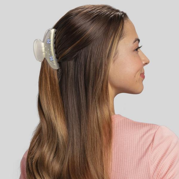 Conair Accessories White Claw Clip with Bows #4