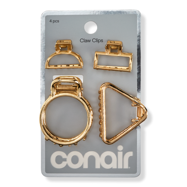 Conair Accessories Mixed-Shape Metal Claw Clips #1