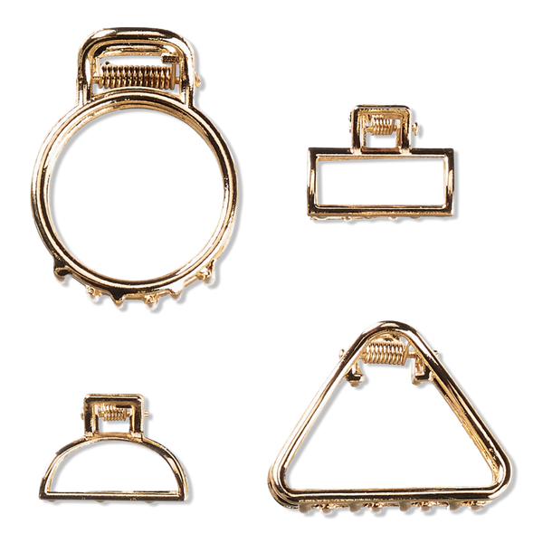 Conair Accessories Mixed-Shape Metal Claw Clips #2