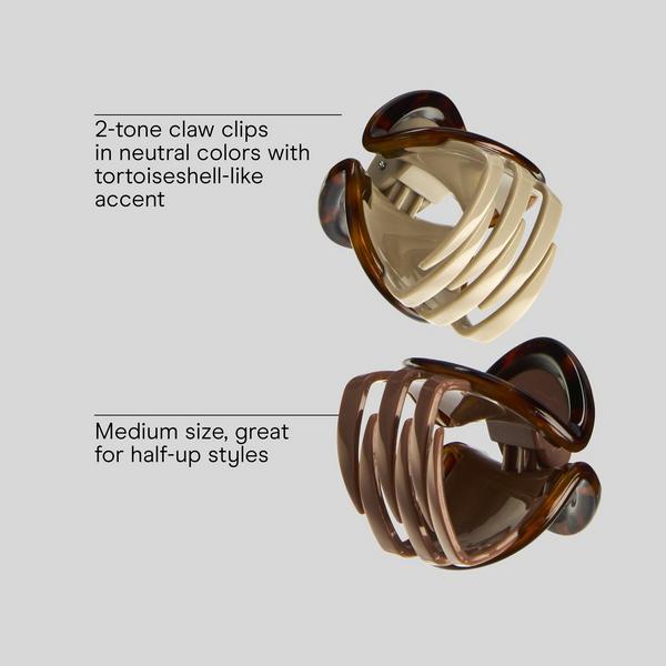 Conair Accessories Claw Clip with Tortoiseshell-Like Accent #3