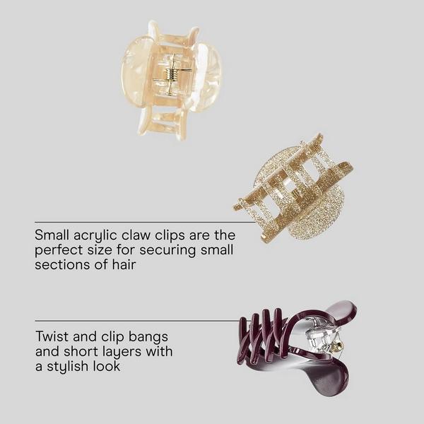 Conair Accessories Claw Clips 3 Piece #3