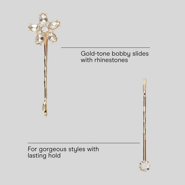 Conair Accessories Rhinestone Bobby Slides #3