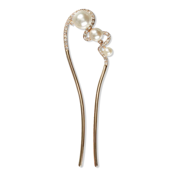 Conair Accessories Rhinestone and Faux Pearl Hair Pin #2