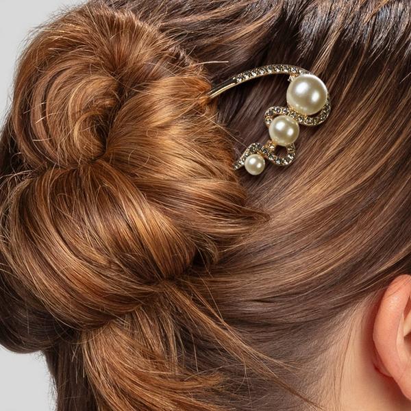 Conair Accessories Rhinestone and Faux Pearl Hair Pin #5