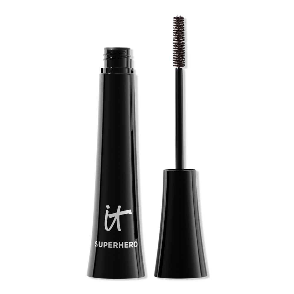 IT Cosmetics Superhero Elastic Stretch Volumizing & Lengthening Mascara - Brown