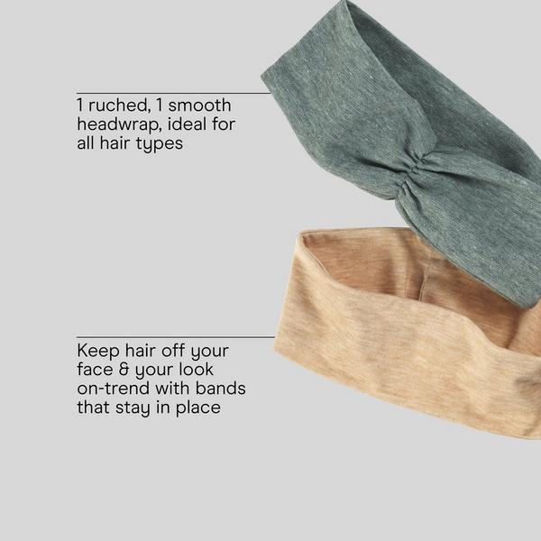 Conair Accessories Runched and Smooth Headwraps #3