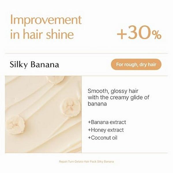 Lilyeve RepairTurn Gelato Hair Pack Silky Banana #4