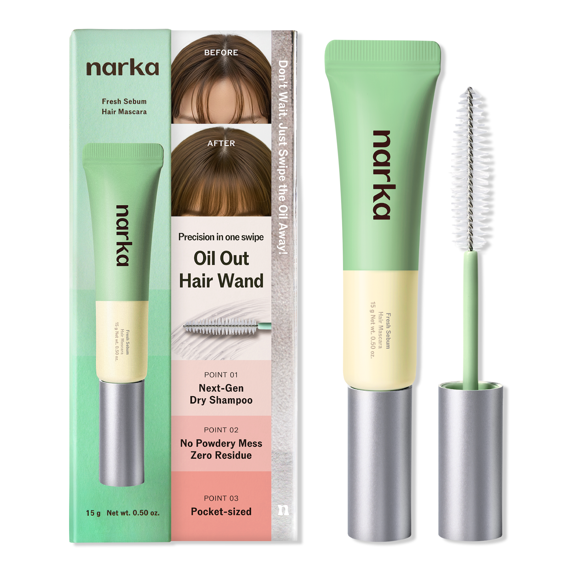 narka Fresh Sebum Hair Mascara Dry Shampoo #1