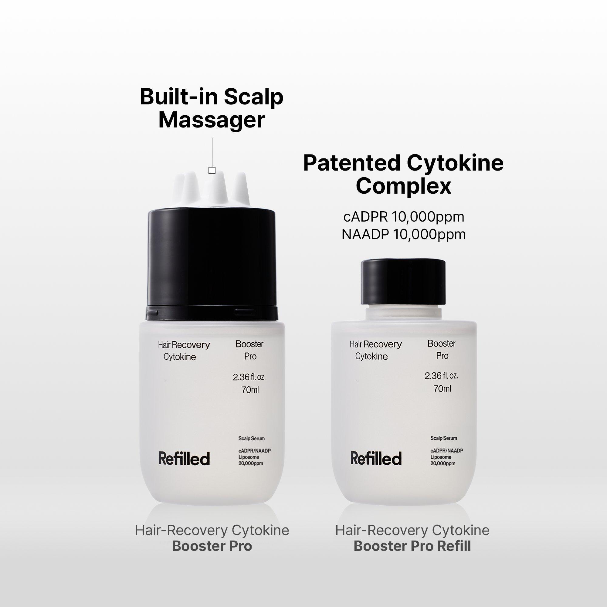 Набор сменных блоков бустера для восстановления волос Refilled Hair Recovery Cytokine Pro — фото 6