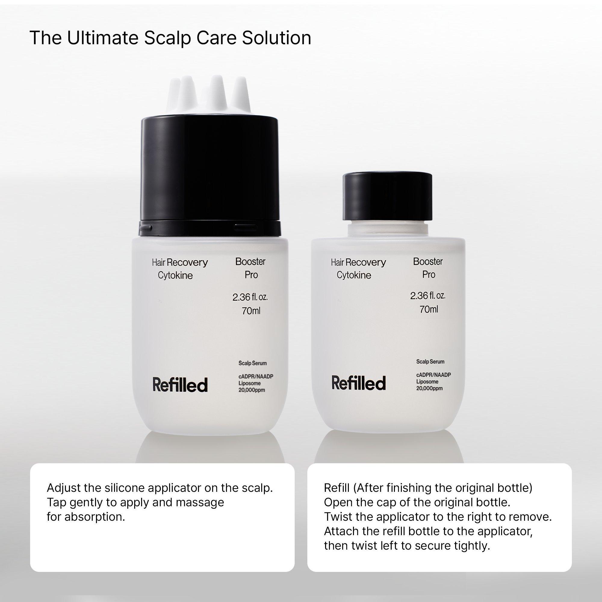 Набор сменных блоков бустера для восстановления волос Refilled Hair Recovery Cytokine Pro — фото 7