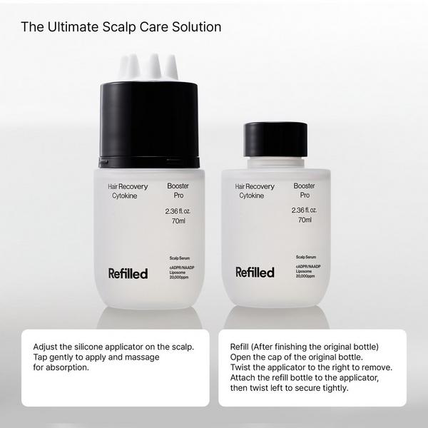 Refilled Cytokine Booster Pro Daily Scalp Serum Refill Set #7