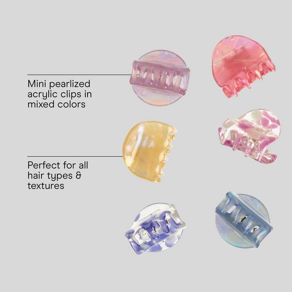 Conair Accessories Mini Claw Clips 6 Piece #3