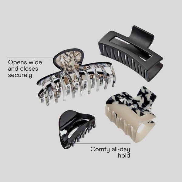 Conair Accessories Mixed Claw Clips #3