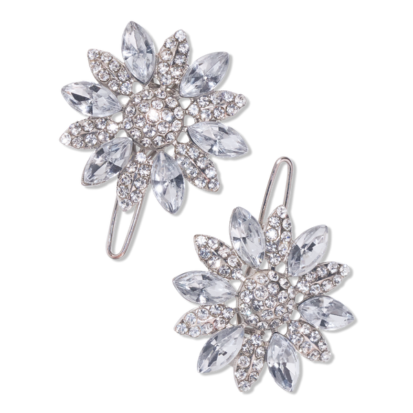 Conair Accessories Crystal Stone Barrette Set #2