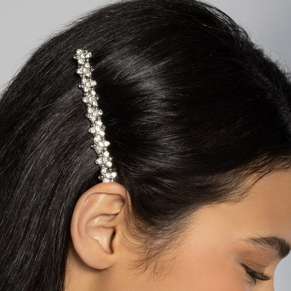 Conair Accessories Rhinestone Flower Barrette #5