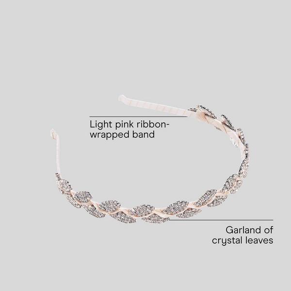 Conair Accessories Crystal Leaf Headband #3