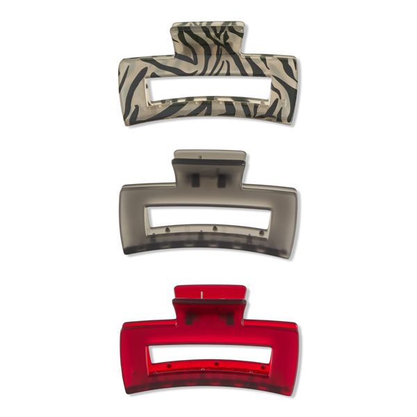 Conair Accessories Open-Rectangle Claw Clips #2