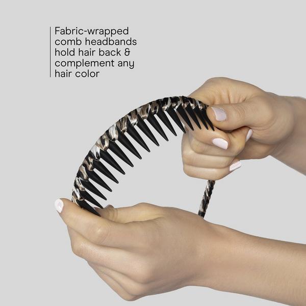 Conair Accessories Fabric-Wrapped Comb Headbands #3