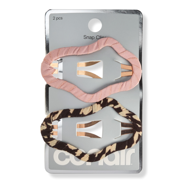 Conair Accessories Fabric-Wrapped Snap Clips #1