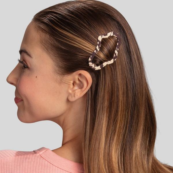 Conair Accessories Fabric-Wrapped Snap Clips #4