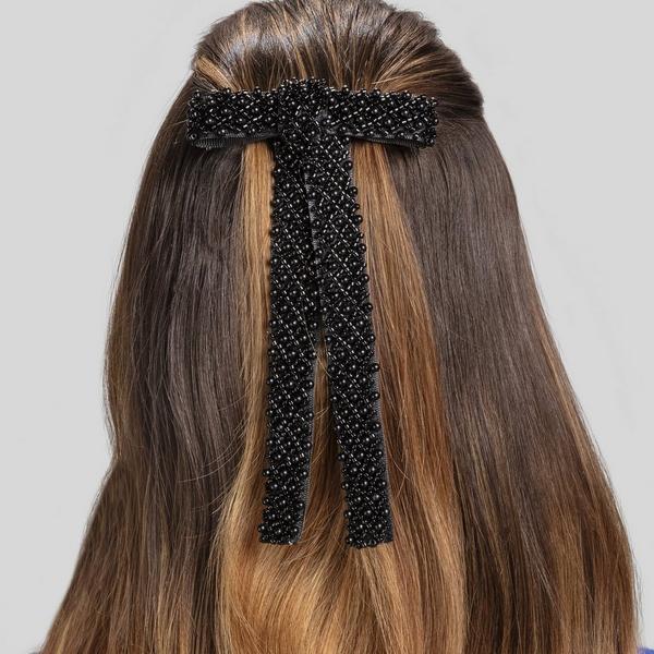 Conair Accessories Black Bow Barrette #5