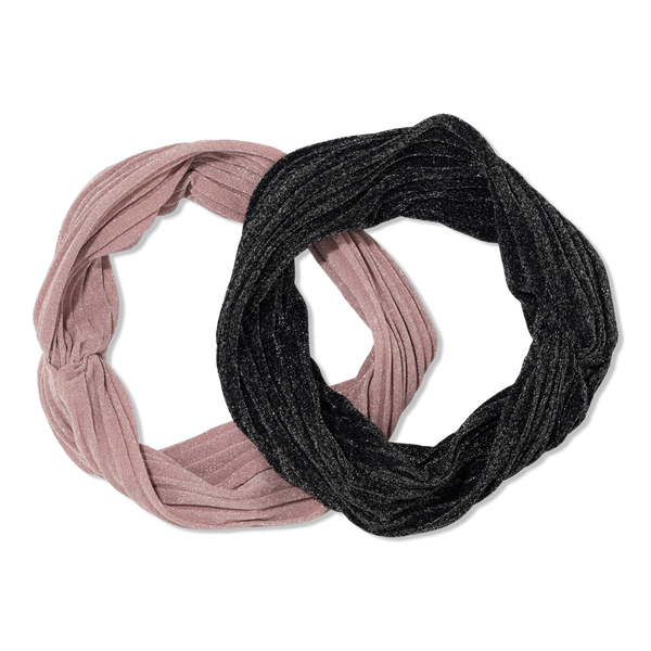 Conair Accessories Pink and Black Headwraps #2