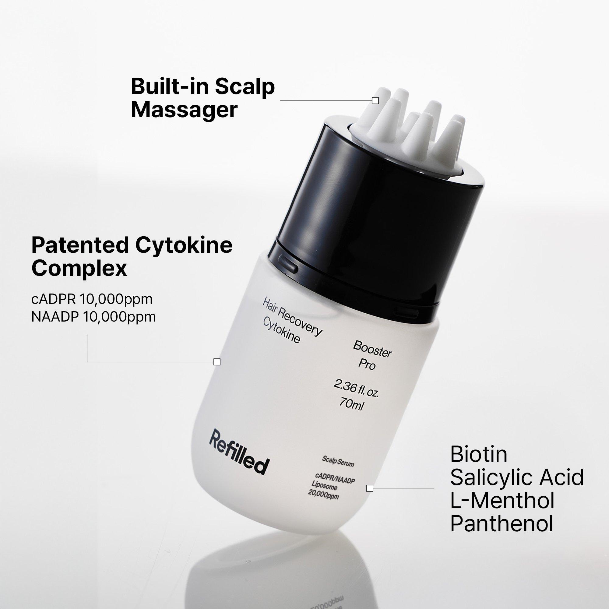 Бустер для восстановления волос Refilled Hair Recovery Cytokine Pro — фото 6