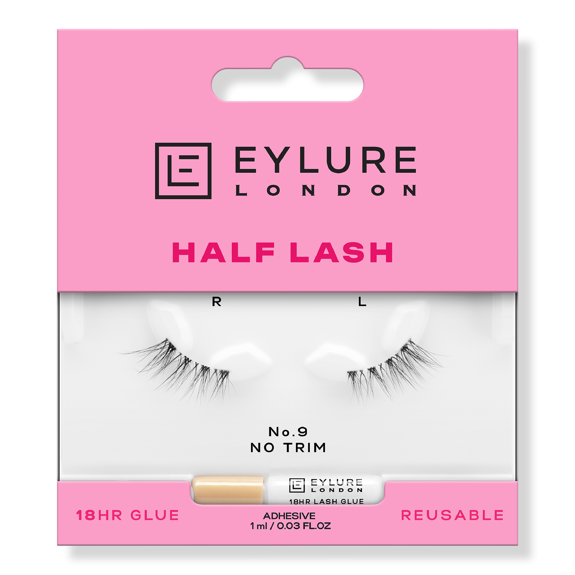 Eylure Natural Half Lash No.09 Accent #1