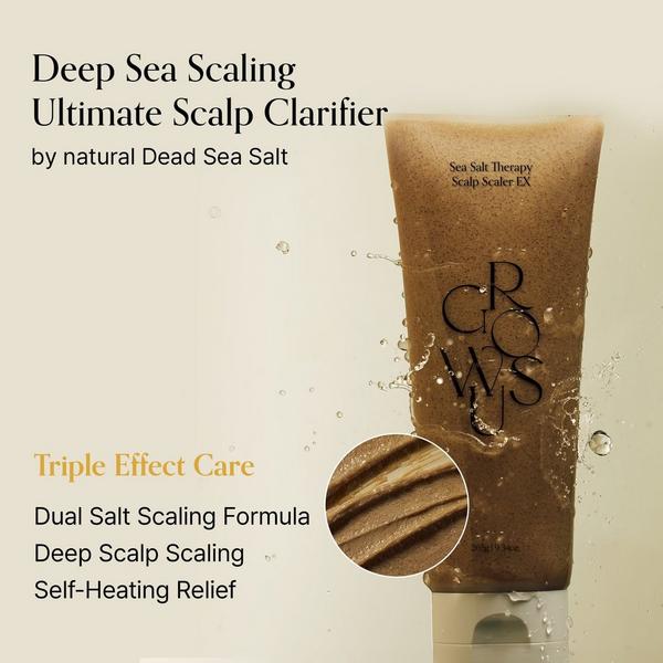 GROWUS Sea Salt Therapy Exfoliating Scalp Scaler #2