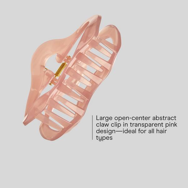 Conair Accessories Wavy Pink Claw Clip #3