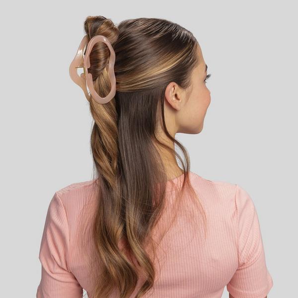 Conair Accessories Wavy Pink Claw Clip #4