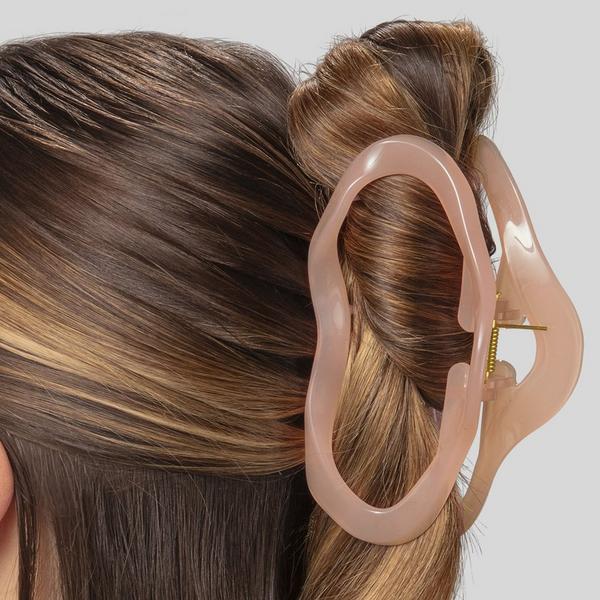 Conair Accessories Wavy Pink Claw Clip #5