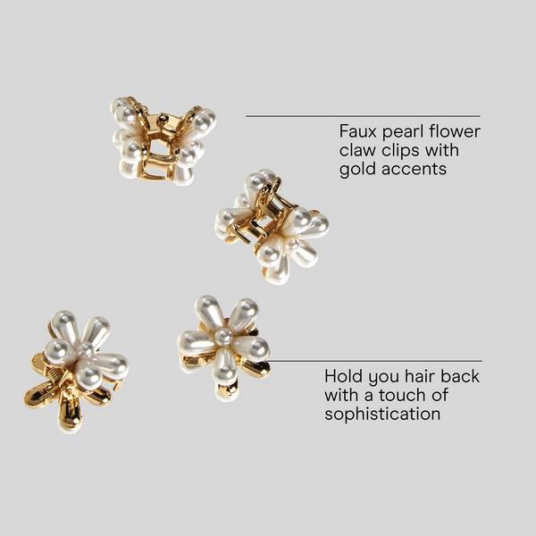 Conair Accessories Mini Flower Claw Clips #3