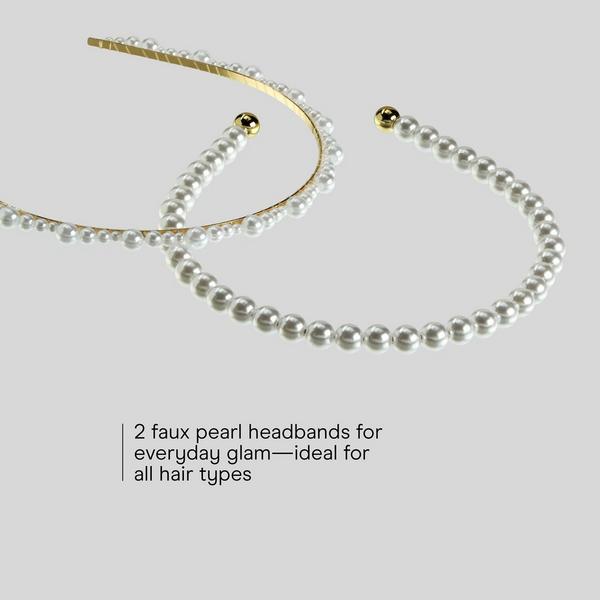 Conair Accessories Faux Pearl Headbands #3