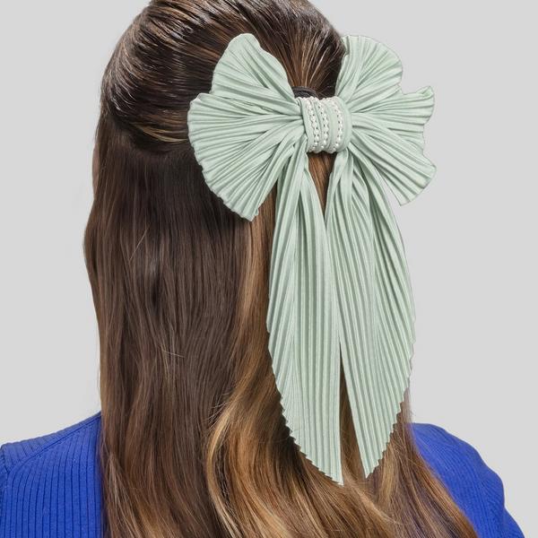 Conair Accessories Pleated Bow Barrette #5