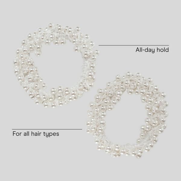 Conair Accessories Faux Pearl Ponytailers #3