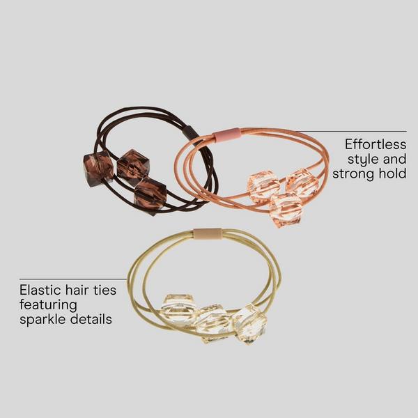 Conair Accessories Skinny Beaded Elastics #3