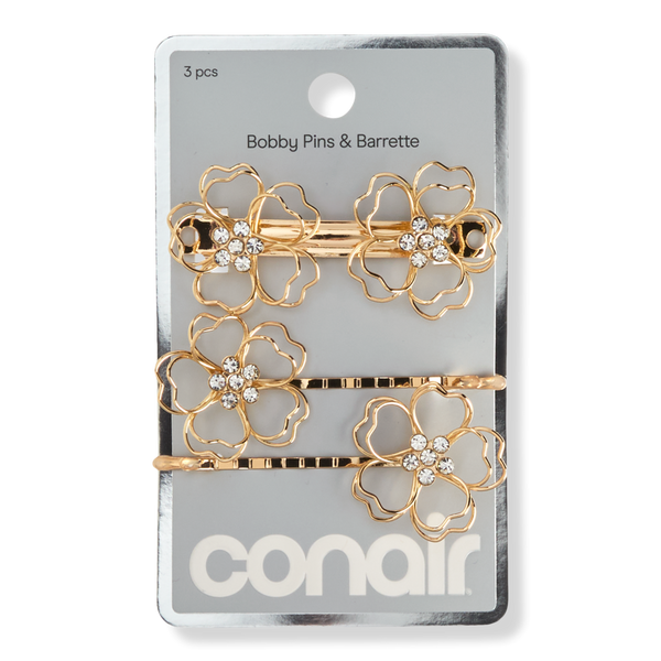 Conair Accessories Flower Pin and Barrette Set #1