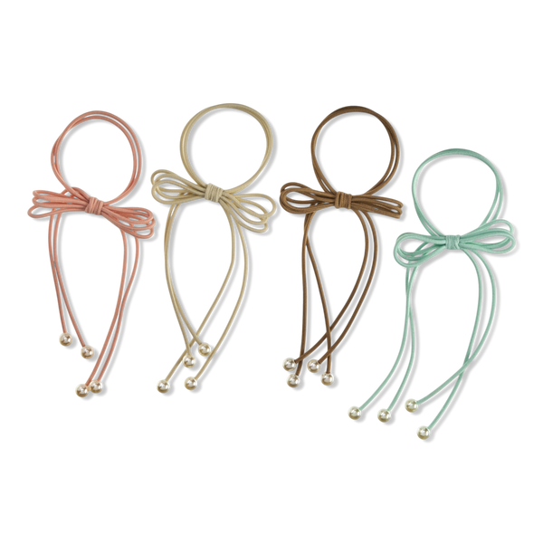 Conair Accessories Elastics with Bows and Faux Pearls #2